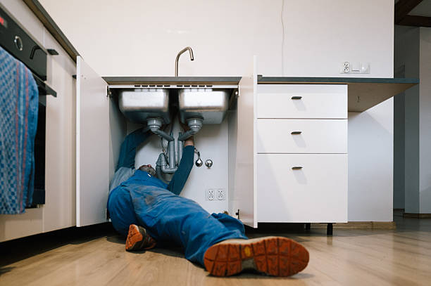 Professional Drain Cleaning technician working in Clarksburg, MD
